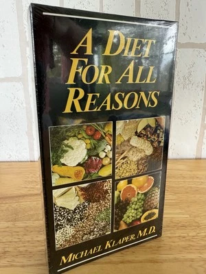 A Diet for All Reasons VHS Michael Klaper M.D. - Sealed! NOS 1992 - Image 1 of 3