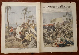 17541-LA DOMENICA DEL CORRIERE,29 OTT.-5 NOV. 1911:CONQUISTA DI BENGASI, TRIPOLI - Picture 1 of 5