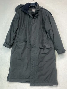 L.L. Bean Long Hooded Coat Jacket Thinsulate Insulation Green Men's Size Large - Picture 1 of 9