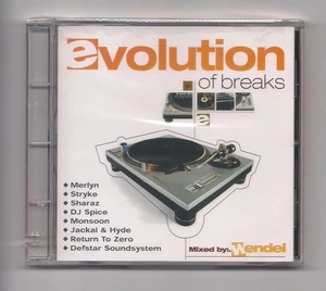 EVOLUTION OF BREAKS CD Wendel SEALED Merlyn, Stryke, DJ Spice, Sharaz, Monsoon - Picture 1 of 1