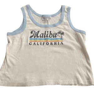 Mighty Fine 1XL Y2K inspired Malibu California tank top ribbed - Picture 1 of 4