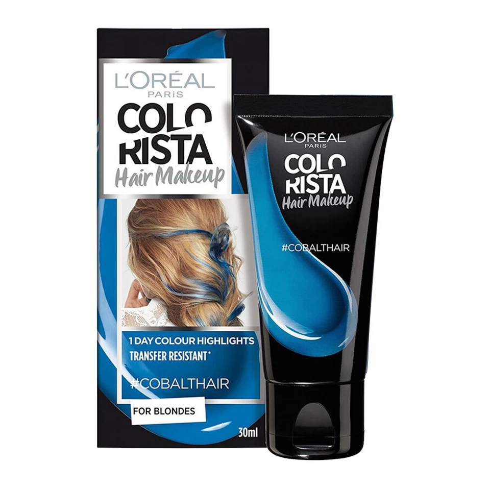L'Oreal Colorista Hair Makeup 1 Day Colour Highlights 30ml #COBALT HAIR - image 1 of 1