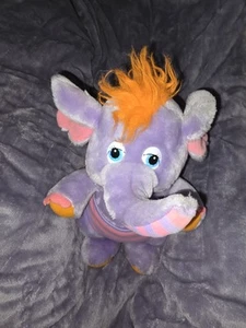 Vintage 1984 Wuzzles 12" Eleroo Elephant Purple Plush Hasbro Softies - Picture 1 of 8
