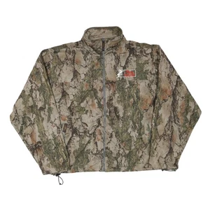 Chaqueta Para Hombres Estampado Camuflaje Mezcla de Algodón Cremallera XL Exterior Informal Ligera - Imagen 1 de 6