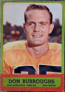 1963 Topps Football Don Burroughs #117 - Picture 1 of 6