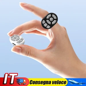 Remote Control E-book Page Turner BT Wireless Camera Shutter Selfie Button Black - Zdjęcie 1 z 9