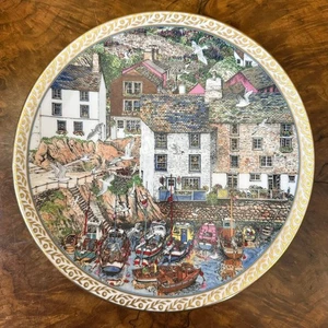 Royal Worcester Polperro By Sue Scullard Collectors Plate - Bild 1 von 2