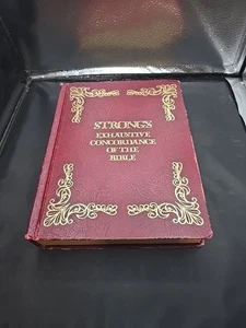 Strong's erschöpfende Konkordanz der Bibel mit hebräischem Chaldäum Griechisch Hardcover - Bild 1 von 8