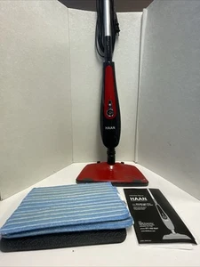 HAAN SI-48Qr RED STEAM MOP Cleaner Slim Light Pro With Pad Manual - Tested - Picture 1 of 11