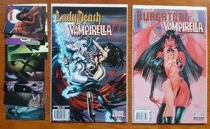 2 Vampirella VS Lady Tod/Purgatori Comics + 15 Vampirella Karten 🔥 - Bild 1 von 4