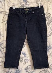 D Jeans Women's Blue Mid Rise Skinny Capri Denim Size 8 (29"x20") Pre-Owned - Picture 1 of 4