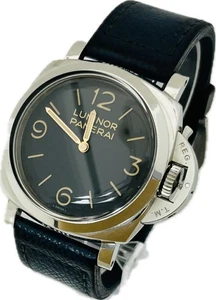 Panerai Luminor 1950 3Days PAM00372 OP6835 Black 47mm Mens Watch Excellent A4114 - Picture 1 of 11
