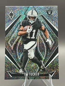 RARE 2024 Phoenix International TRE TUCKER Sparkle-Glitter Parallel #136 RAIDERS - Picture 1 of 5