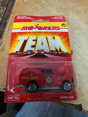 Vintage Majorette Team 246 Rescue Team Fire Dept. District 3 Engine 224 New - Image 1 of 2