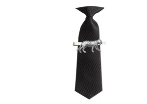 pp-a09 tiger English Pewter on a Tie Clip (slide) gift box - Picture 1 of 1