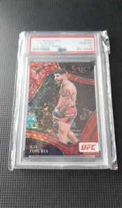 Ilia Topuria Panini Red Disco Prizm Octagonside Rookie/99 Color Match PSA 10 - Imagen 1 de 2