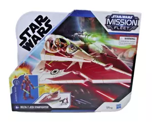 Hasbro Star Wars Clone Wars Mission Fleet Delta7 Jedi Starfighter mit Ashoka Set - Bild 1 von 10
