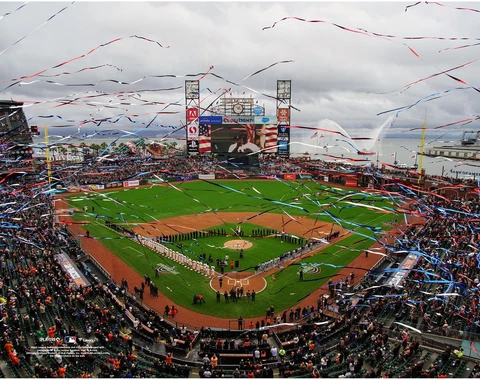 Oracle Park San Francisco Giants Unsigned Daytime General View Photograph Cover