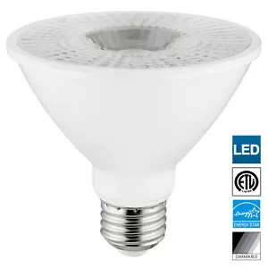 Sunlite LED PAR30 Short Neck Light Bulb Energy Star Dimmable 50K - Super White - Picture 1 of 5