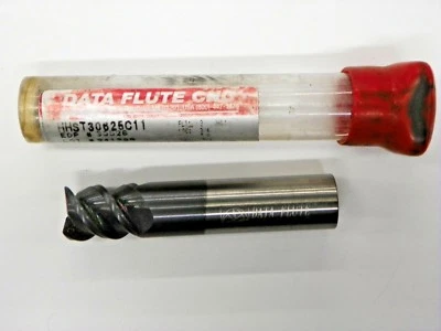DATA FLUTE, 5/8", 3 FLUTE CARBIDE END MILL #HHST30625C11            E025 - Image 1 of 4