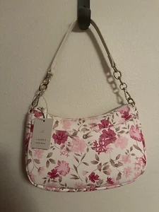LC Lauren Conrad Georgina Soft Shoulder Crossbody Bag Floral - Picture 1 of 3