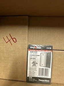 Red Dot Weatherproof  Blank Cover Aluminum CCB. - Picture 1 of 2