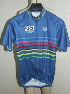 MAGLIA SHIRT MAILLOT CICLISMO CYCLISM BICI UCI tg. M - Foto 1 di 2