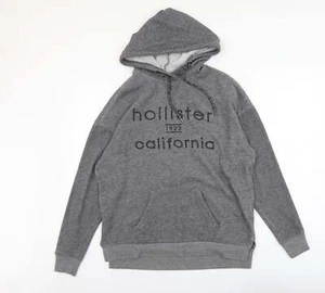 Suéter con capucha Hollister gris algodón para hombre talla XS - Imagen 1 de 12