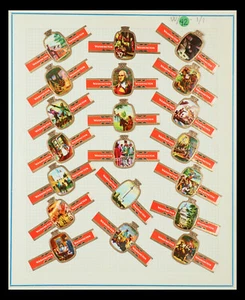 42/W 20 Vitolas 20 Cigars Band-Marca WASHINGTON, "George Washington"  "Serie V" - Bild 1 von 1