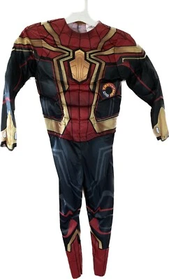Jazwares Marvel SPIDER-MAN Integrated Suit Light-Up Child Costume L12-14 NO MASK - Image 1 of 4