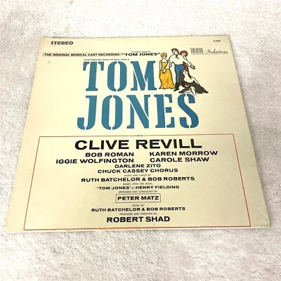 "Tom Jones" 1964 Original Musical Cast LP, SEALED!, Original Theatre Productions - Image 1 of 2