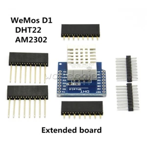 D1 Mini DHT22 AM2302 Shield Board Sensor Temperature  Humidity Module Pin header - Picture 1 of 5