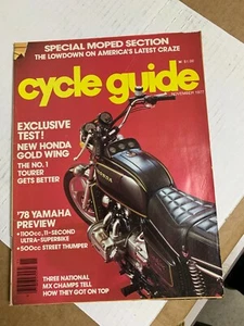 1977 November CYCLE GUIDE Magazine - Vintage Motorcycles - Picture 1 of 2