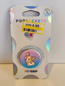 PopSockets PopGrip Phone Grip & Stand Twist Cheeky Corgi Dog Puppy - Picture 1 of 2