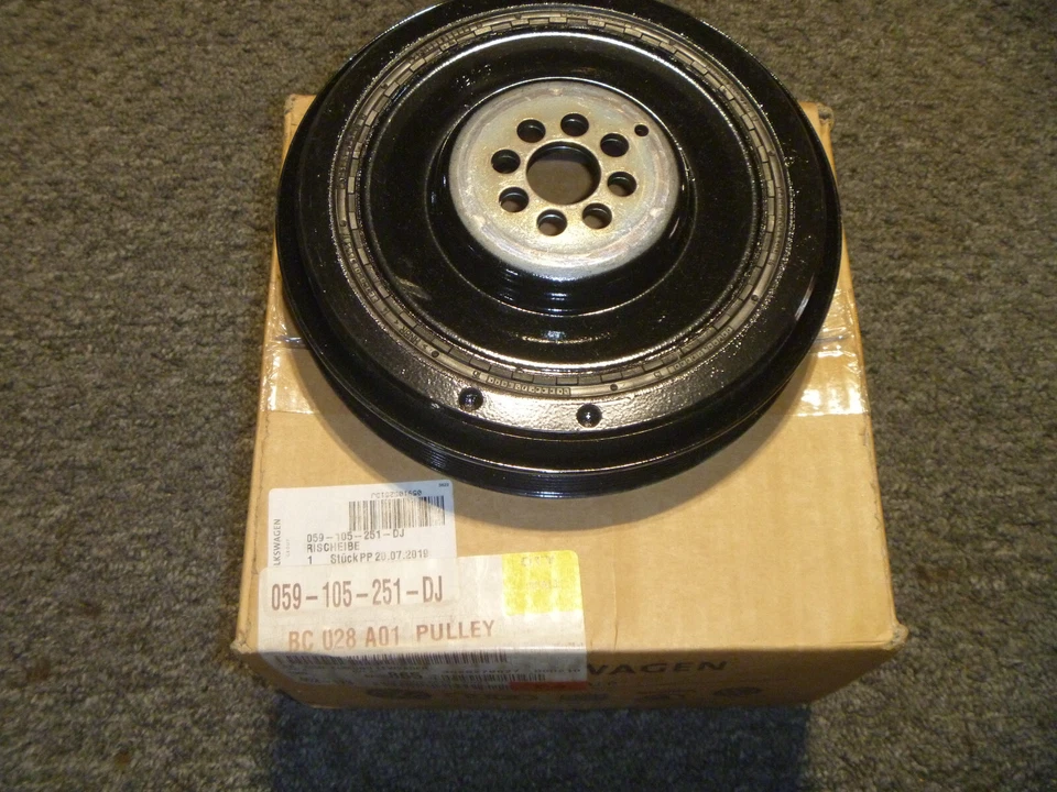 Audi Q7 Touareg 2009-2012 polea equilibradora armónica 059-105-251-DJ OEM nuevo 2010 Foto 1 de 1