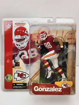 McFarlane SPORTSPICKS - Serie 5 - Tony Gonzalez #88 - KC Chiefs escala 1:10 Foto 1 de 4