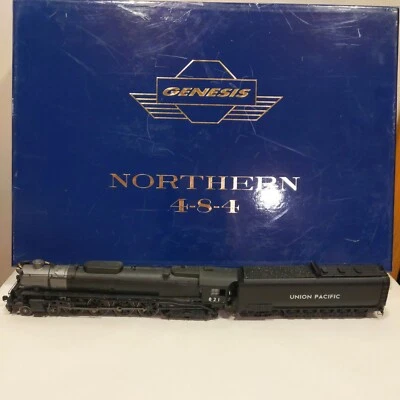 HO Athearn Genesis FEF-2 Union Pacific 4-8-4 #821 DCC Sound G9202 Black - Image 1 of 4