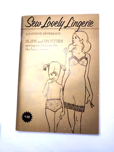 Sew Lovely Lingerie & Sew Easy Lingerie 1971 Laverne Devereaux Slps Panties - Imagen 1 de 10