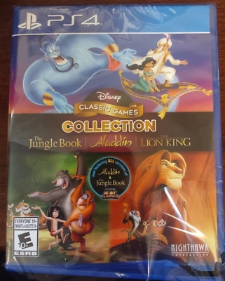Disney Classic Games Collection Jungle Book, PS4, SEALED IN A CRACKED CASE! - Image 1 of 3