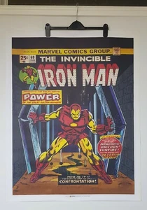 Iron Man Poster (Leinwand) · Marvel Limited Edition Größe 90x70cm - Bild 1 von 2