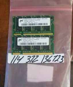 1gb kit pc2100 ddr1 ddr 266 200pin non-ecc ram intel 8chips 32x16 nonecc - Picture 1 of 1