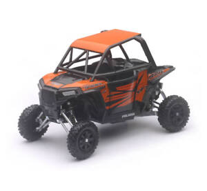 1/18 New Ray Polaris RZR XP 1000 DUNE BUGGY 4 Wheels Model ATV 6.5" Orange 57823
