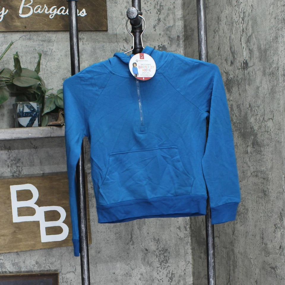 member's Mark Girls Favorite Quarter 1/4 Zip Hoodie HZG21-0031 4/5 6/7 8 10/12 - Image 1 of 1
