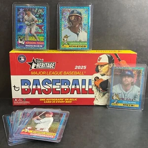 You Choose - 2025 Topps Heritage Baseball Light Blue Sparkle Complete Your Set - Bild 1 von 17