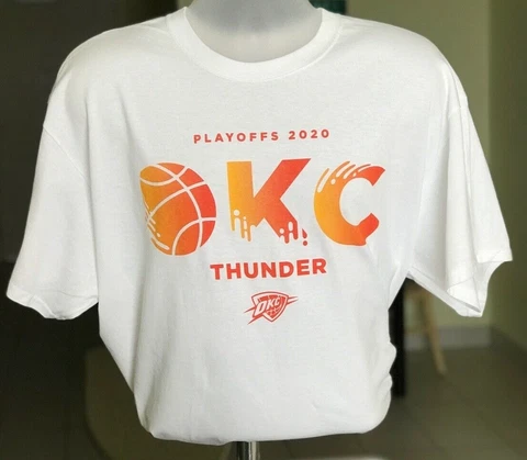 NEW Oklahoma City Thunder 2020 NBA Playoffs T-Shirt Orlando Bubble Size XL Cover