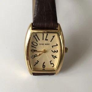 Watch Nine West 9W/1448 Y121E Quartz Analog gold classic - Picture 1 of 13