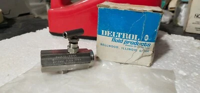 Deltrol SFP20SSB 1/4″ NPTF 316SS Body PSI 500 Hand Valve PLC DCS Transducer - Image 1 of 4