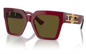 Versace 0VE4458 543073 Bordeaux/Dark Brown Square Women's Sunglasses