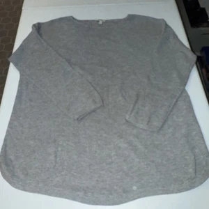 Talbots Damen Pullover Übergröße 3X grau Zopfmuster Baumwolle adretter klassischer Pulli - Bild 1 von 10