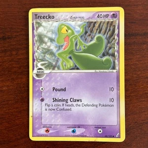 Tarjeta Pokémon Treecko 68/100 Común EX Crystal Guardians - Imagen 1 de 4